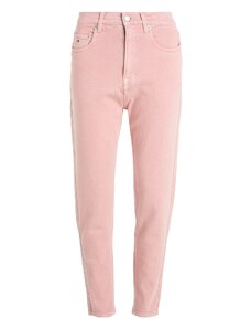 Tommy Jeans Teksapüksid helepruun / roosa / punane / valge