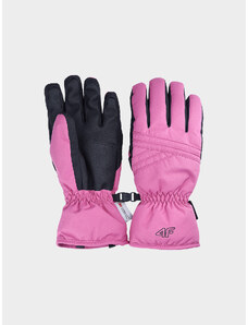 4F Women's Thinsulate ski gloves - pink