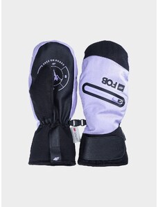 4F Women's Thinsulate snowboard gloves - purple