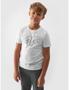 4F Boy's T-shirt with print - white