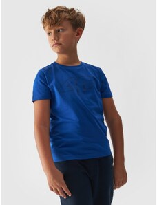 4F Boy's T-shirt with print - cobalt