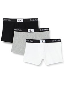 Calvin Klein Underwear Bokserid 'CK96' meleeritud hall / must / valge