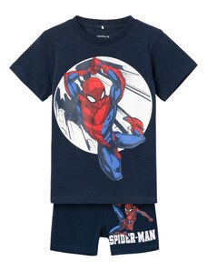 NAME IT Pidžaama 'Now Spiderman' sinine / meresinine / punane / valge