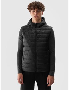 4F Men's synthetic recycled-fill down vest - black