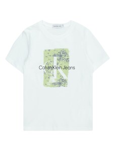 Calvin Klein Jeans Särk 'SECOND SKIN' heleroheline / must / valge