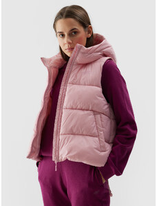 4F Women's synthetic-fill down vest - pink