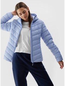 4F Women's down jacket with recycled filling - blue