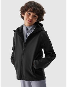 4F Boy's windproof softshell jacket 5000 membrane - black