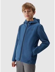 4F Boy's softshell windproof jacket 5000 membrane - blue
