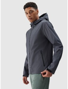 4F Men's windproof softshell jacket 5000 membrane - anthracite