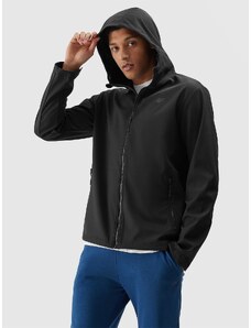 4F Men's windproof softshell jacket 5000 membrane - black