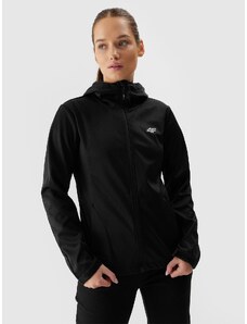 4F Women's windproof softshell jacket 5000 membrane - black