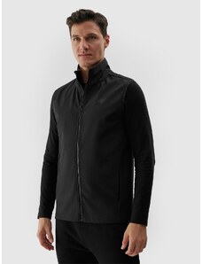 4F Men's windproof softshell vest 5000 membrane - black