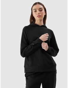 4F Women's pullover hoodie - black