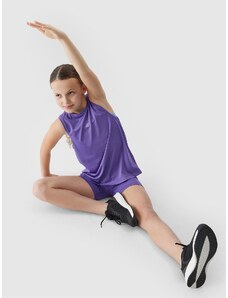 4F Girl's quick-drying sports top - purple