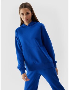 4F Women's pullover hoodie - cobalt blue