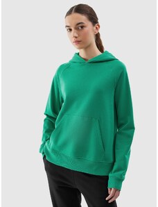 4F Women's pullover hoodie - green