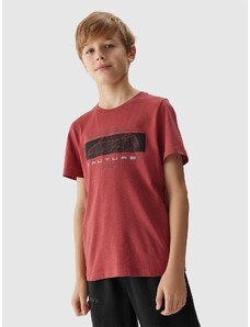 4F Boy's T-shirt with print - red