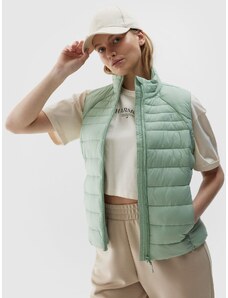 4F Women's recycled-fill down vest - green