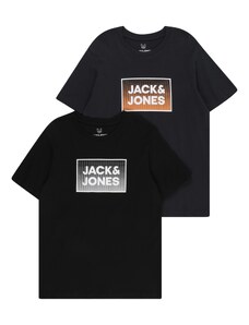 Jack & Jones Junior Särk 'STEEL' mariinsinine / korall / must / valge