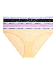 Calvin Klein Underwear Püksikud pastelloranž / heleroosa / must / valge