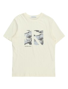Calvin Klein Jeans Särk 'Serenity' tuvisinine / tumehall / loodusvalge