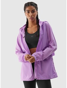 4F Women's quick-drying running jacket - purple