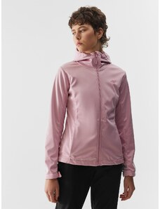 4F Women's windproof softshell jacket 5000 membrane - powder pink