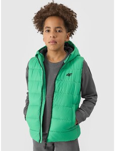 4F Boy's synthetic-fill down vest - green