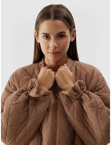 4F Women's synthetic-fill down jacket - brown
