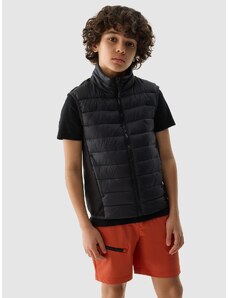 4F Boy's synthetic-fill down trekking vest - black