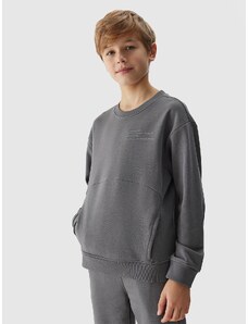 4F Boy's pullover sweatshirt without hood - grey