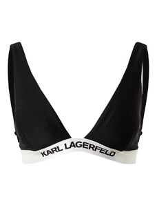 Karl Lagerfeld Bikiinitopp must / valge
