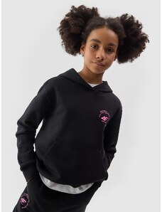 4F Girl's pullover hoodie - black