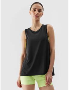 4F Women's recycled material training top - black
