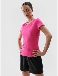 4F Women's recycled material training T-shirt - pink