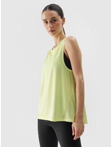 4F Women's recycled material training top - lime