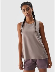 4F Women's recycled material training top - beige