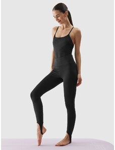 4F Women's stirrup yoga leggings - black
