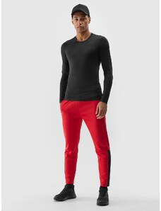 4F Men's quick-drying training pants - red