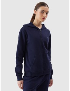 4F Women's zip-up hoodie - navy blue
