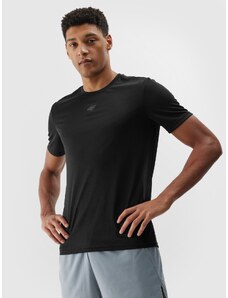 4F Men's quick-drying running T-shirt - black