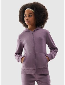 4F Girl's zip-up hoodie - purple