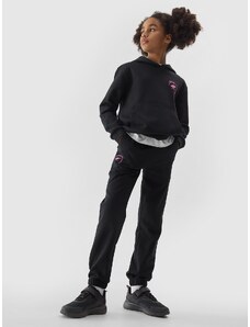 4F Girl's joggers sweatpants - black