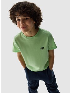 4F Boy's plain T-shirt - green