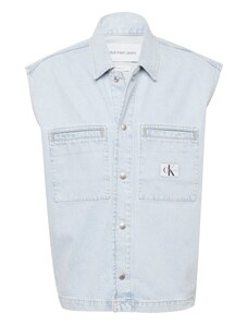 Calvin Klein Jeans Vest helesinine / must / valge