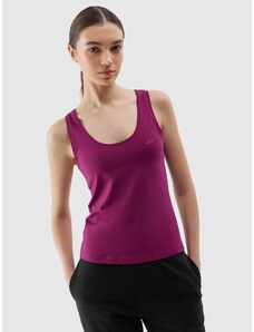4F Women's slim plain top - purple