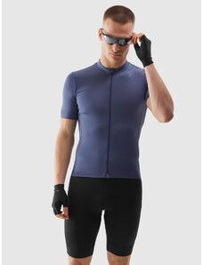 4F Men's zip-up cycling shirt - purple