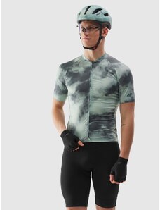 4F Men's zip-up cycling shirt - green