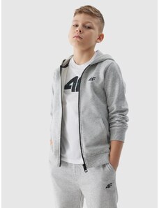 4F Boy's zip-up hoodie - cool light grey